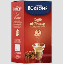 Cialde in Carta e.s.e 44 mm Caffè Borbone Caffè Espresso Ginseng 18